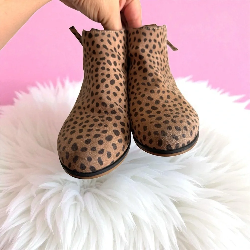 Cat & Jack Girls Shoes Cat And Jack Ankle Booties.  Size 3.